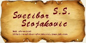 Svetibor Stojaković vizit kartica
